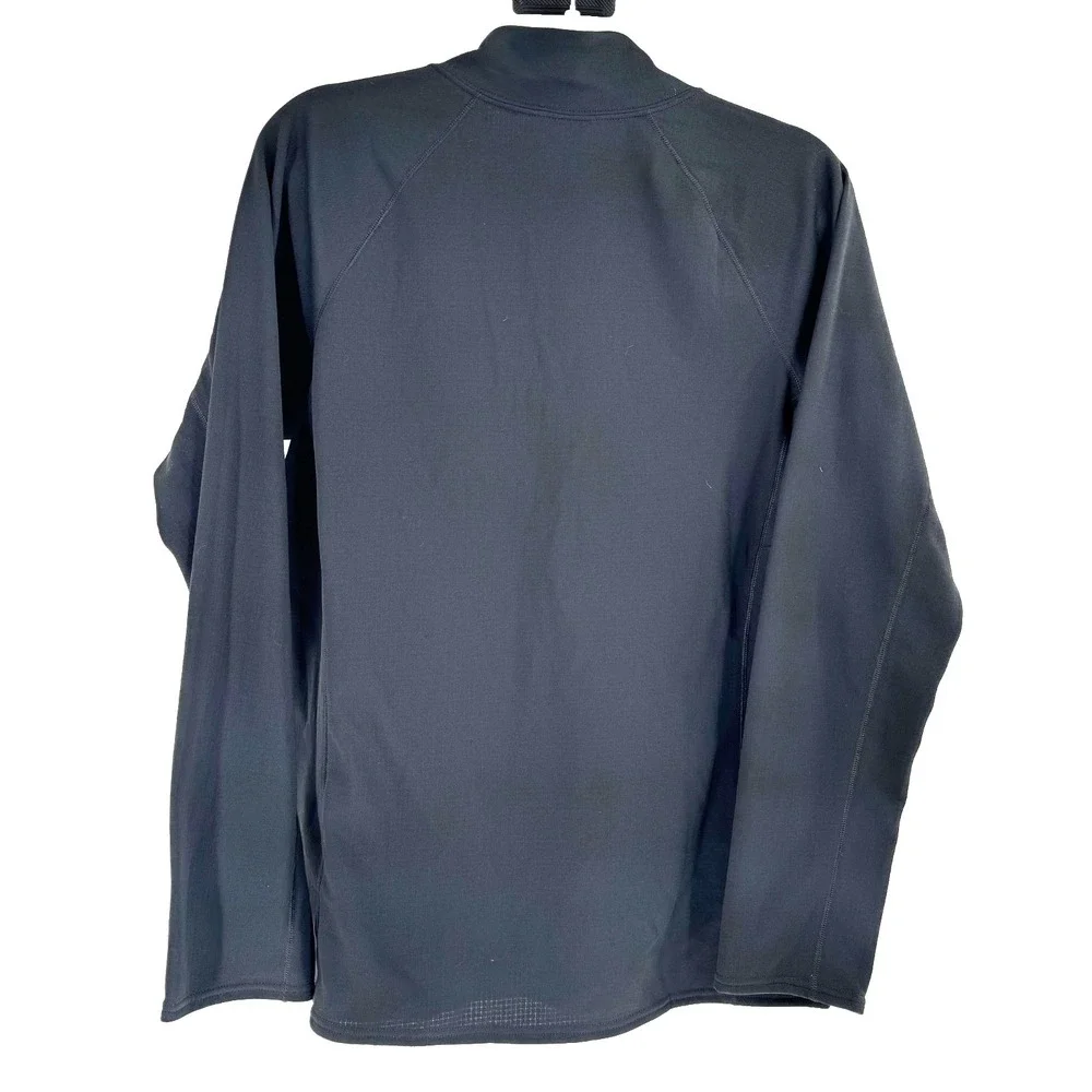Patagonia Capilene‎ Baselayer Shirt Women's XL Black Midweight 1/4 Zip Pullover